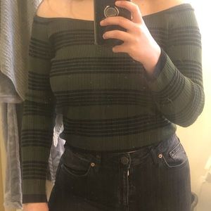 PacSun LA Hearts Off The Shoulder Sweater